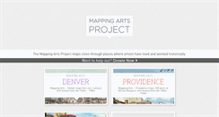 Desktop Screenshot of mappingartsproject.org