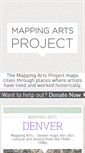 Mobile Screenshot of mappingartsproject.org